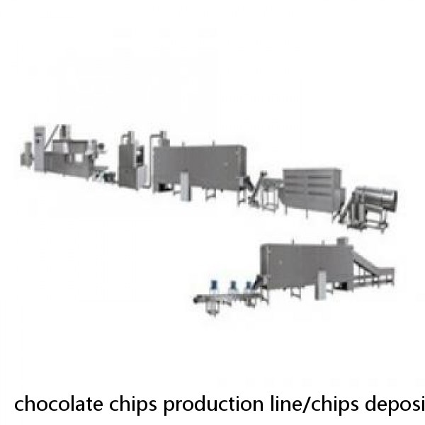chocolate chips production line/chips depositing machine