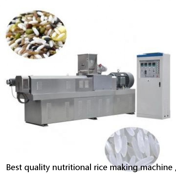 Best quality nutritional rice making machine , artificial rice production line , instant rice maker