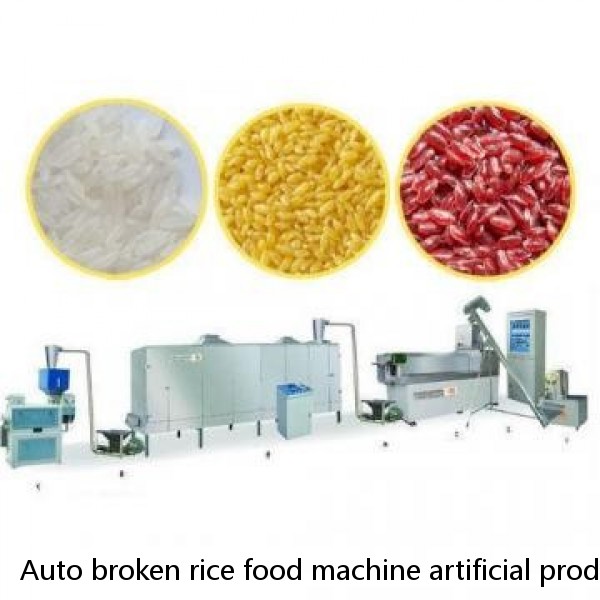 Auto broken rice food machine artificial production line